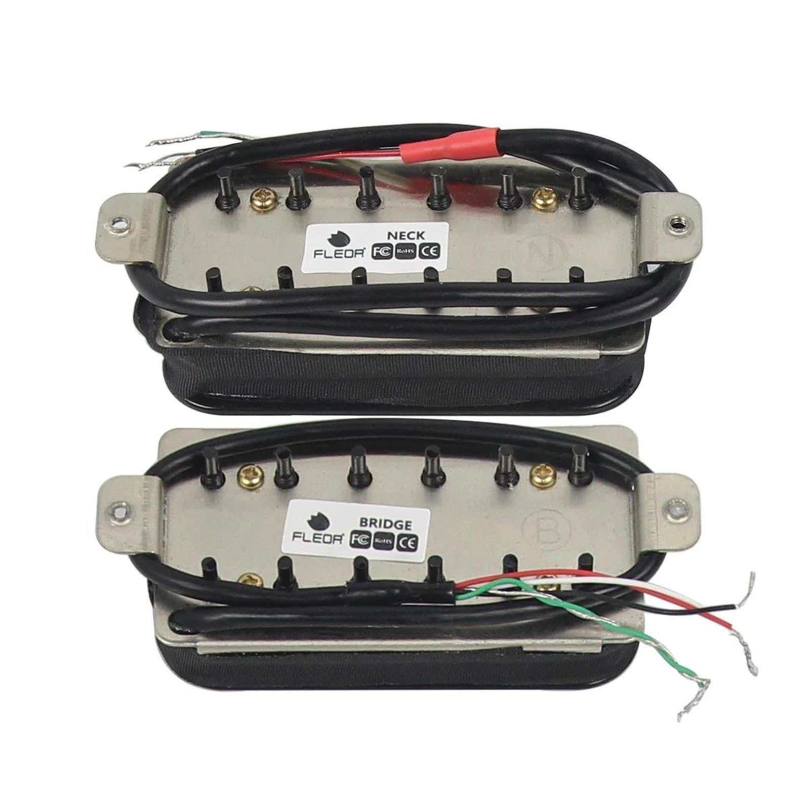 Juego de 5 pastillas Alnico para guitarra Humbucker + pastilla de bobina única piezas de guitarra eléctrica negras Pastilla Instrumento Guitarra