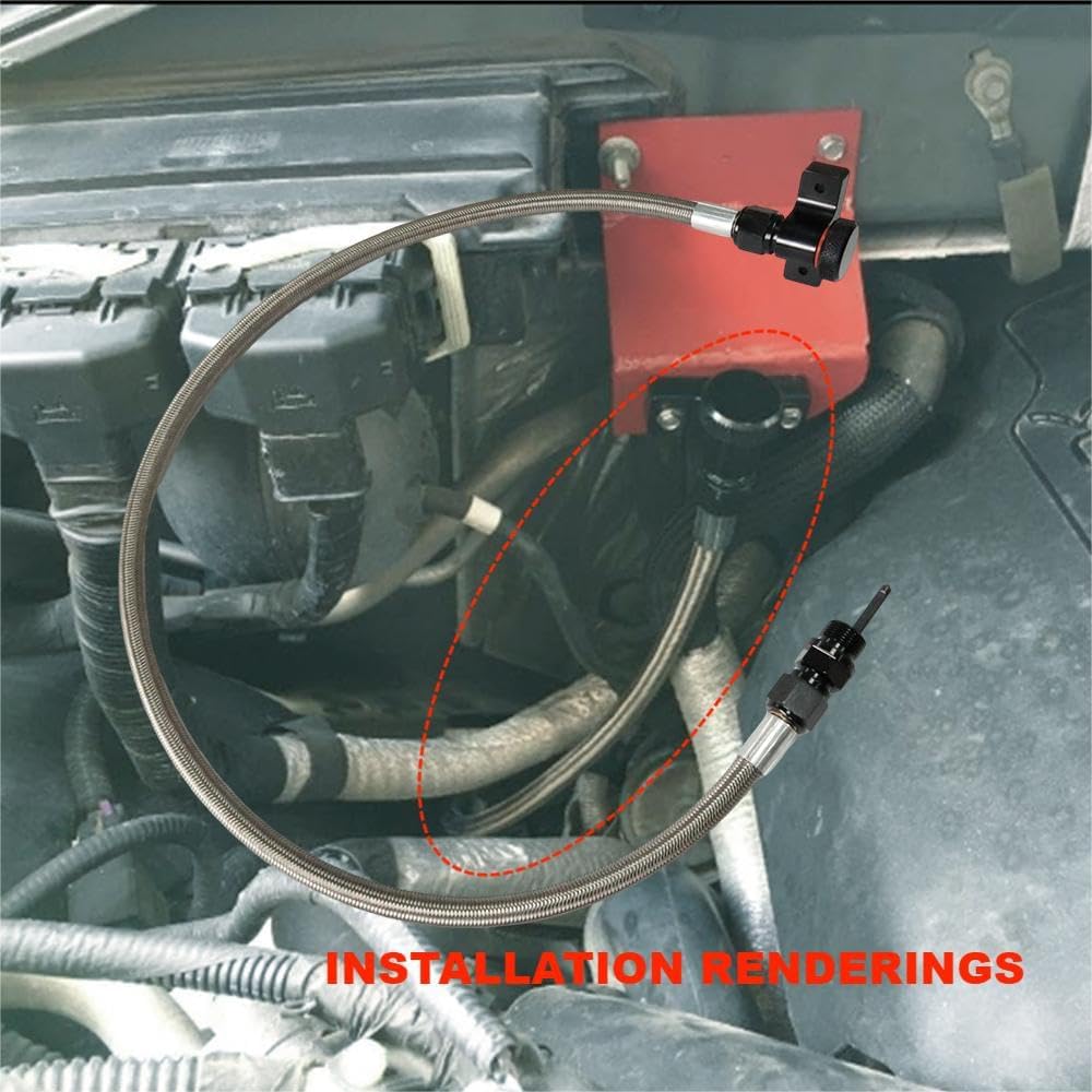 Aluminium Automatic Transmission Fluid Locking Dipsticks 22200 Fit for Ford Trucks 2010-2017 F-150