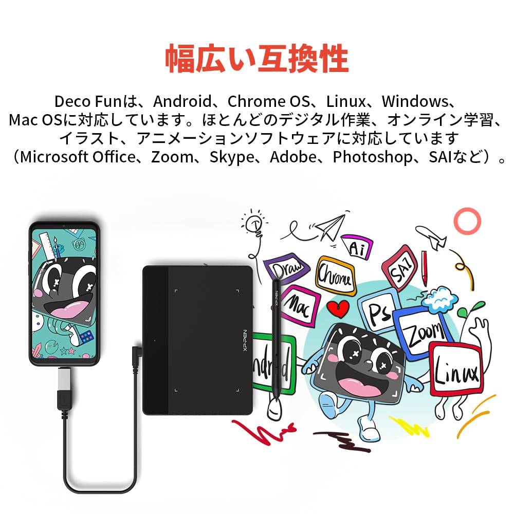 Amazon.co.jp: XPPen: Deco Fun XS/S