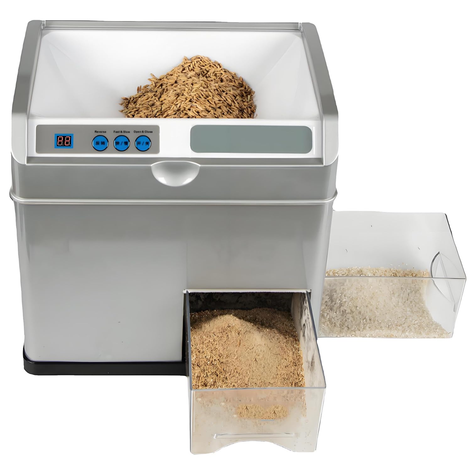 Sbucciatrice Smerigliatrice Riso Marrone Chiaro | Macchina Sbramatura Riso Integrale,Germe Fresco 30 Kg/H,Piccola Macinino Efficiente Senza Sforzo,per Riso Integrale Chiaro