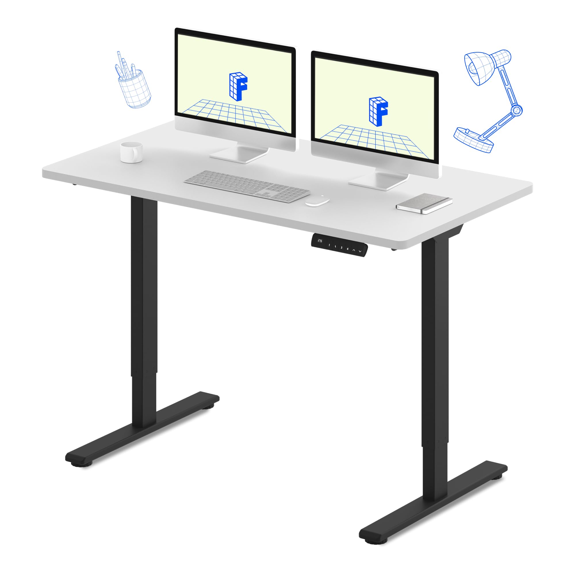 （4/29午前発送見込）Flexispot 昇降式デスク E3 Amazon.com: FLEXISPOT E3 Dual Motor Electric Standing Desk 55 x 28