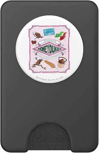 Miniatura 8 de Harry Potter Honeydukes Hogsmeade etiqueta PopSockets agarre y soporte para teléfonos y tabletas, Negro