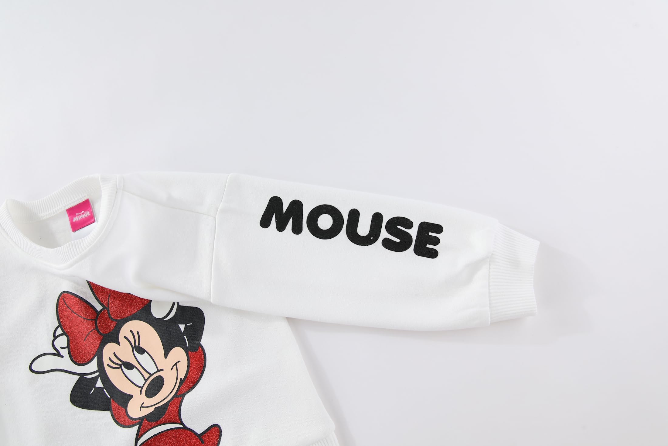Disney Minnie Mouse Mädchen Sweatshirt mit ausgestellten Leggings
