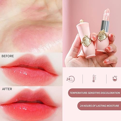 Miniatura 2 de KAILIJUMEI Humectante de labios cuidado Surplus Bright Flower lápiz labial de jalea Jelly