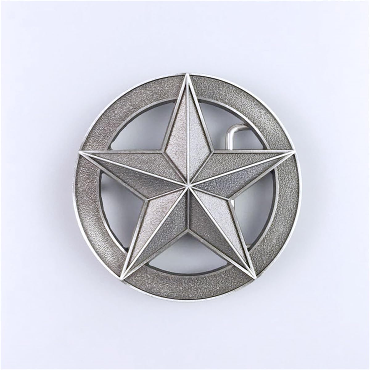 JEAN'S FRIEND Vintage Circle Star Belt Buckle Gurtelschnalle Boucle de ceinture - Image 4