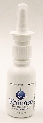 Miniatura 5 de Rhinase Nasal Mist Duo Pack (2 x 1 oz)  Solución salina sin aloe y fragancia para nariz seca, alivio de alergias y prevención de hemorragias nasales