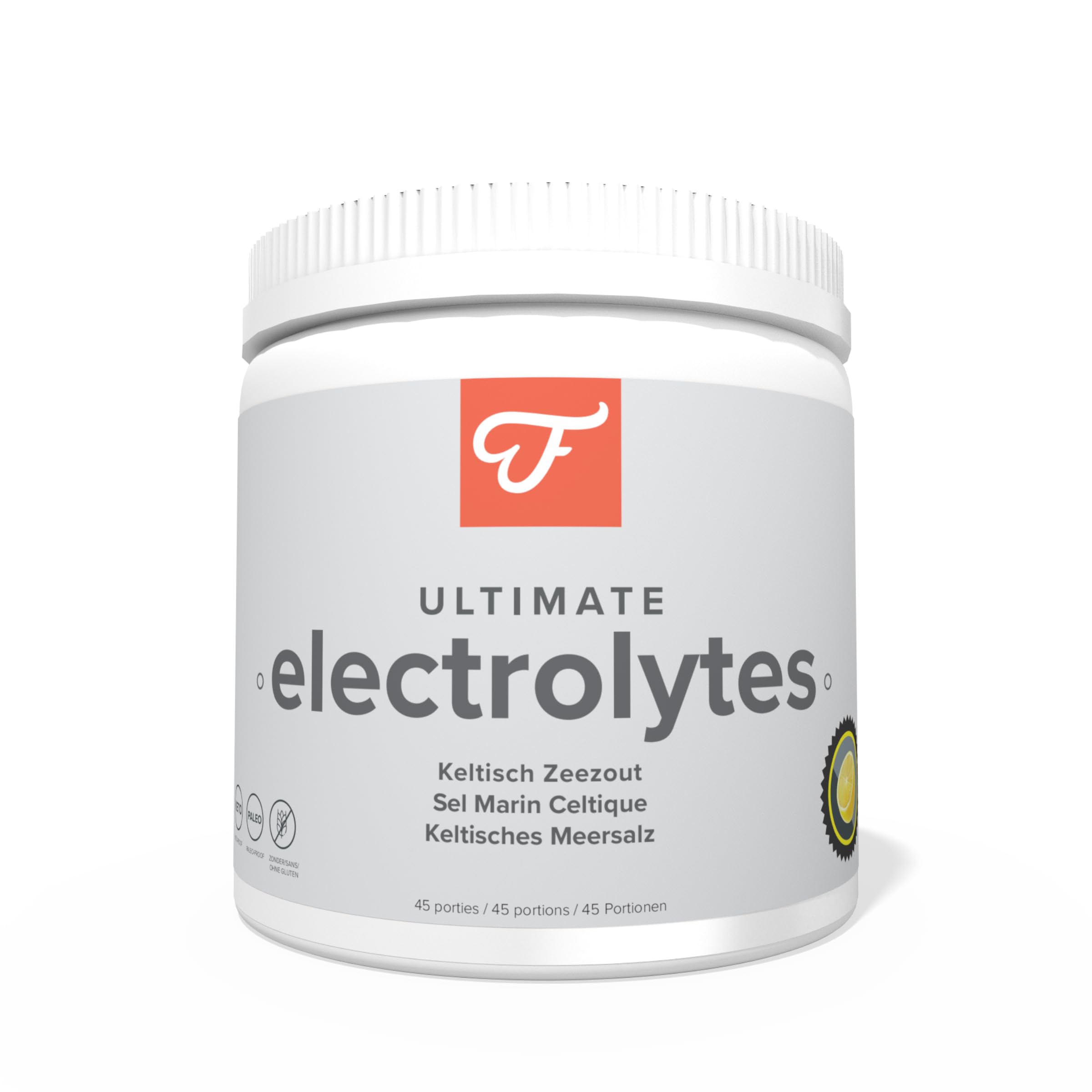 Ultimate Electrolytes Powder Lemon – 6x 315g pulver mit Calcium, Kalium, Natrium & Magnesium - Ideal für Keto-Diät, unterstützt Hydration & Elektrolyt-Balance - Fördert Energie und Leistungsfähigkeit