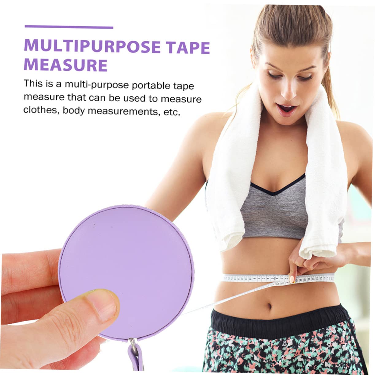 8piezas Cintas Métricas De Pu De Cintas Medidoras Pequeñas Para Cuerpo y Costura Diseño Portátil y Flexible Sin Logo Color y Azul