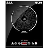 Portable Induction Cooktop, iSiLER 1800W Sensor Touch Electric Induction Cooker Hot Plate with Kids Safety Lock, 6.7