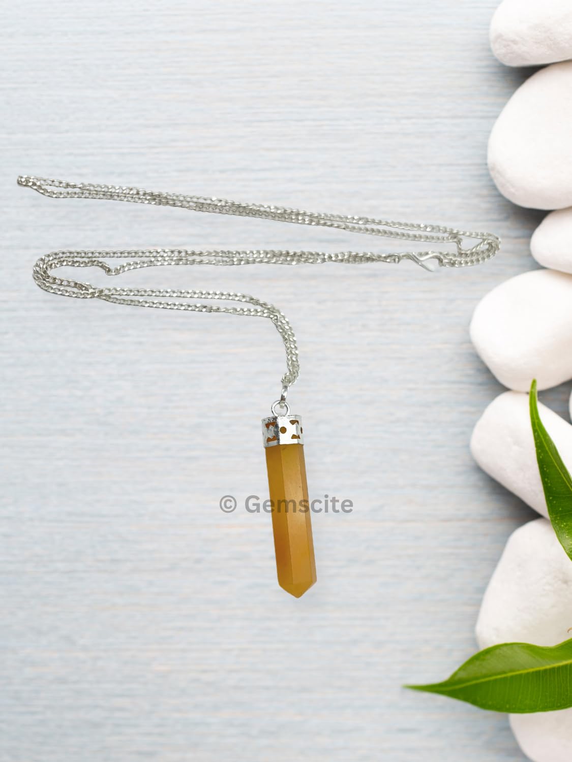 Wholesale Gem Shop GEMSCITE Crystal Healing Pendant Necklace – Protection Negative Energy Cleanser Natural Stress - Authentic Stone with Chain Chakra Healing Charm - Image 6