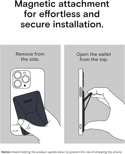 Miniatura 9 de MOFT Soporte magnético para cartera compatible con iPhone serie 171615141312, ajuste de ángulo y soporte de teléfono compatible con MOVAS de
