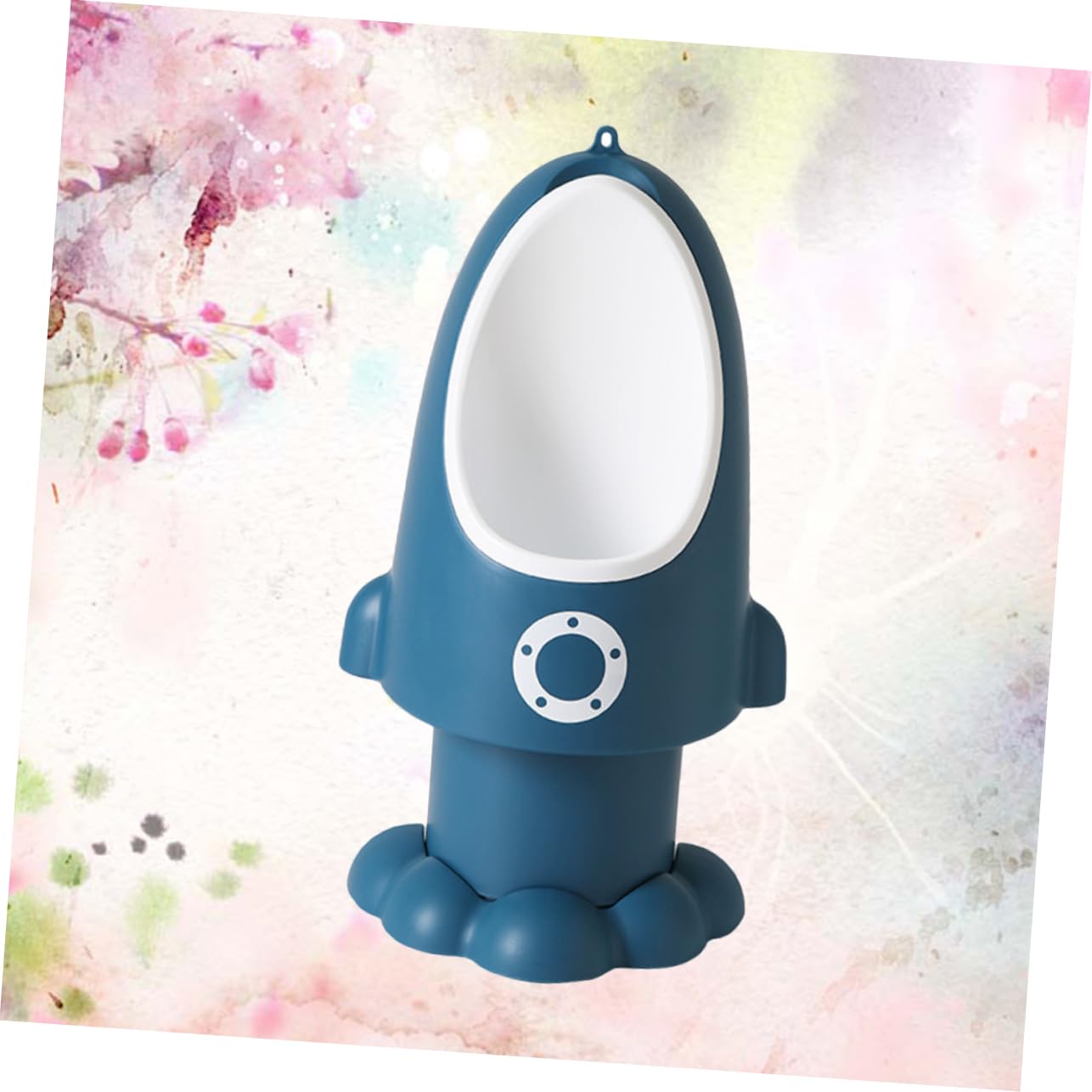 Adjustable Boys Urinal for Training Easy to Clean and Install Deep Sea Blue for Independent Urination