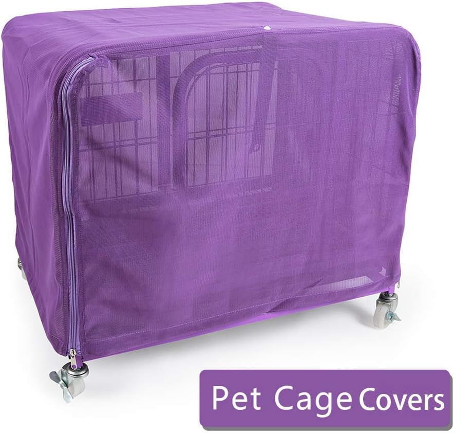 Bird Cage Covers Seed Guard and Catcher Bird Cage Seed Catcher Bird Cage Tidy Bird Cage Polyester Waterproof Cover Multiple Size (Large)