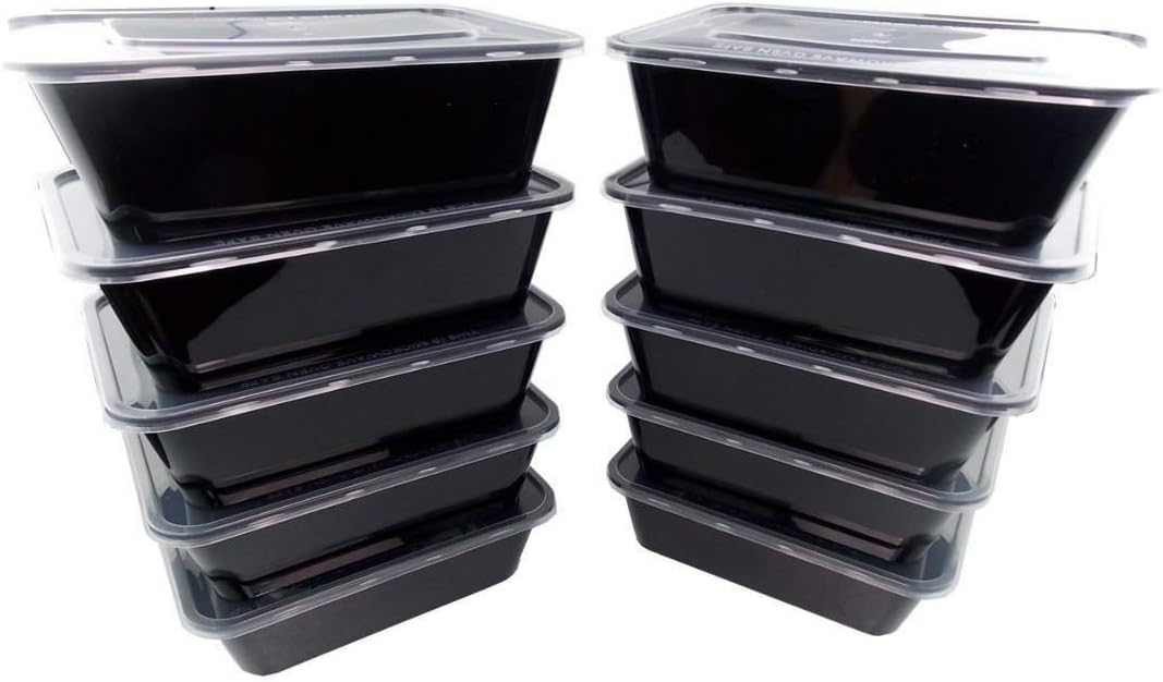 Kabalo 10 Pack Premium Stackable Microwave ReUsable Lunchbox Food