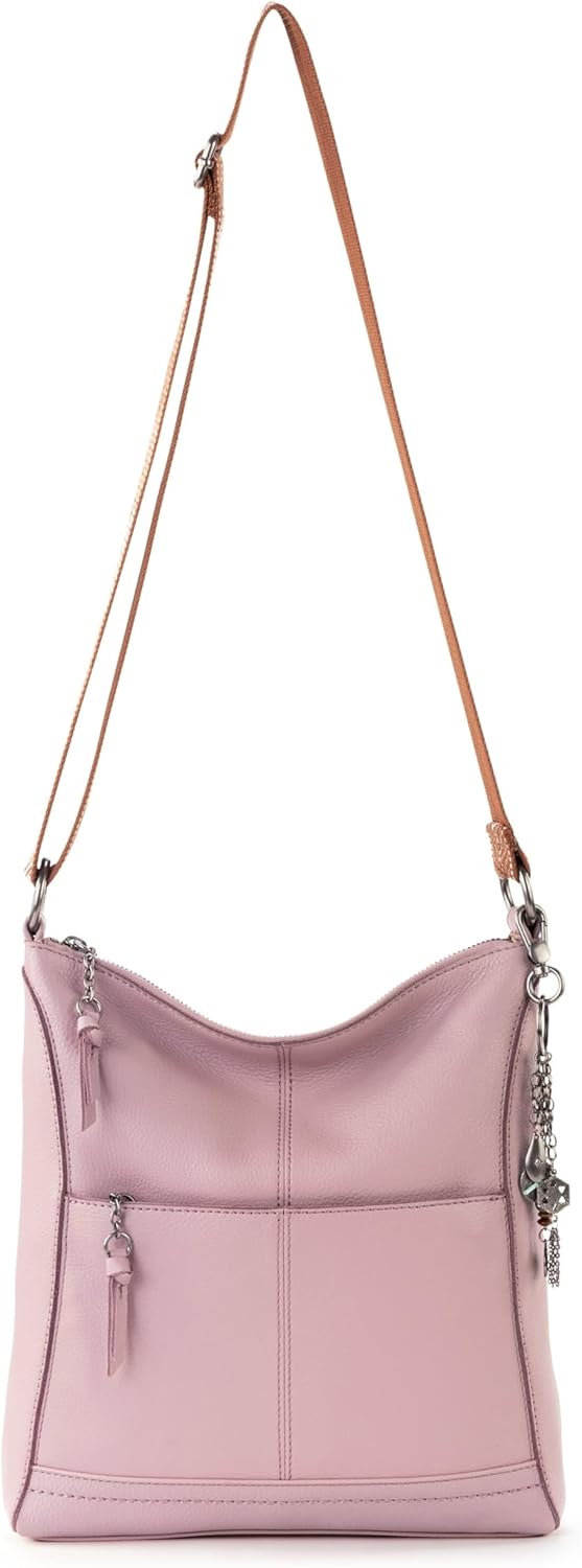 The Sak Lucia Crossbody Bag in Leather, Convertible Purse with Adjustable Strap - Image 7