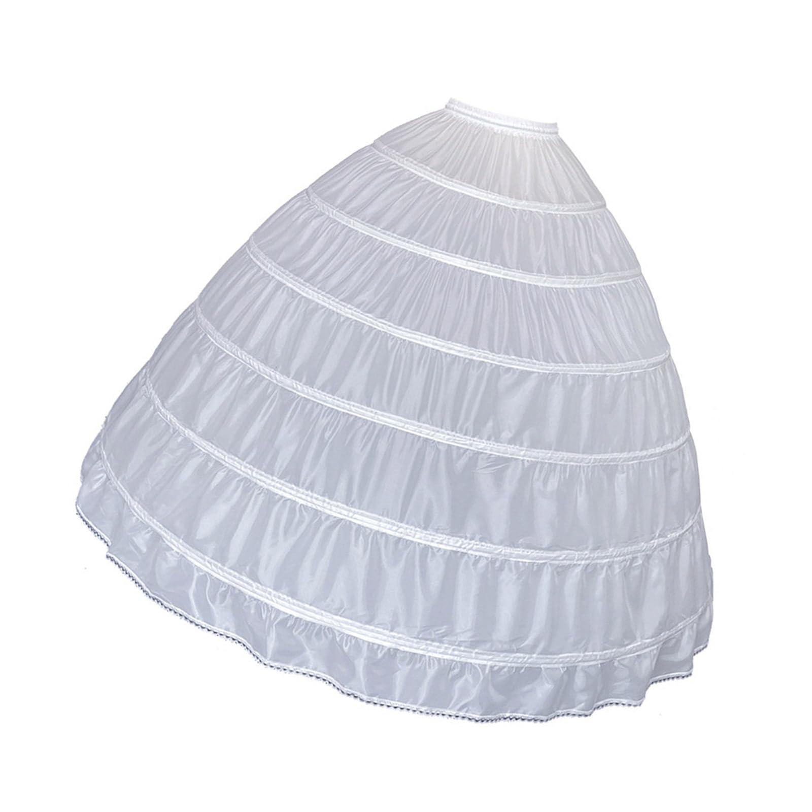 Jupon de mariage pliable avec 6 cerceaux structurés bouffants pour robes de bal, robes de fête, accessoires de robe formelle, robe de mariée, crinoline