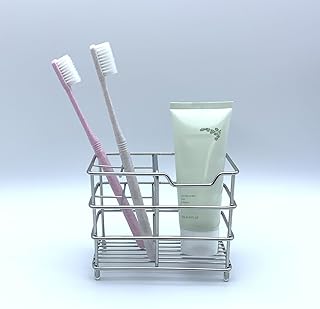 歯ブラシスタンド ステンレス歯ブラシホルダー 置き型 歯ブラシ立て 防錆 多機能 304ステンレス製 (201)