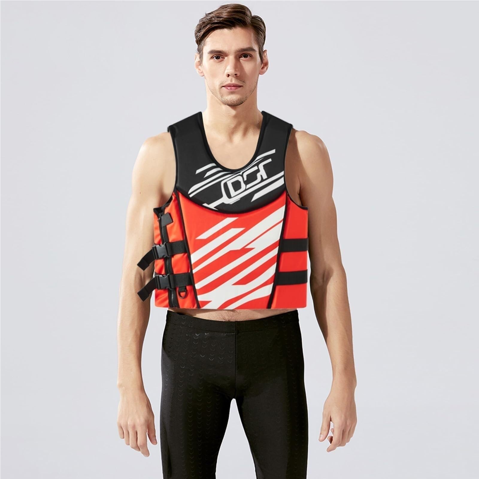 Chaleco de Surf de Neopreno for Adultos, Chaleco de Surf Ajustable con Cremallera Lateral for Kayak, Snorkel, Deportes Acuáticos