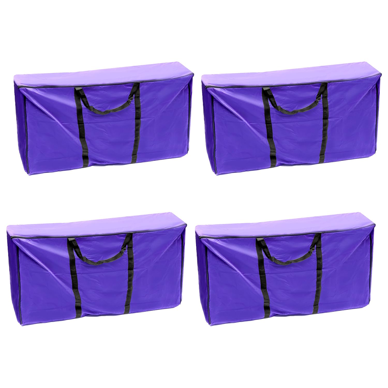 QWORK Hay Bale Storage Bag, 4 Pack 420D Horse and Livestock Hay Bale Bag, Large Tote Collapsible Bag