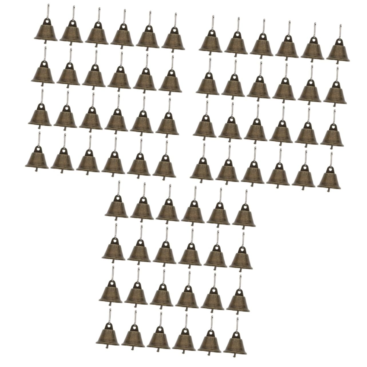 75 Pezzi Campana Di Corno Di Bronzo Campane Appese Di Natale Campane Rustiche Per L'Artigianato Ornamenti Di Di Natale Piccole Di Bronzo Appese Ciondolo Appeso
