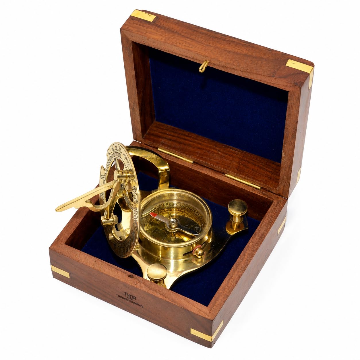 Amazon.co.jp: THOR INSTRUMENTS 真鍮日時計コンパス ウェストロンドン