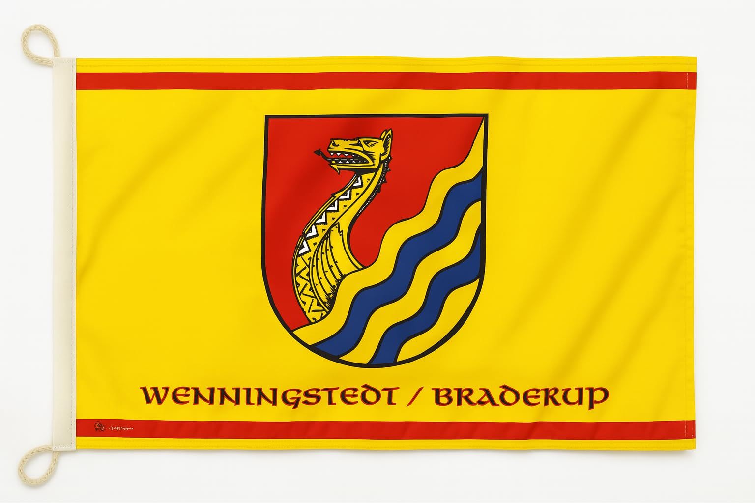 Drapeau Sylt Wenningstedt-Braderup 120 x 80 cm pour bateau en tissu haute résistance
