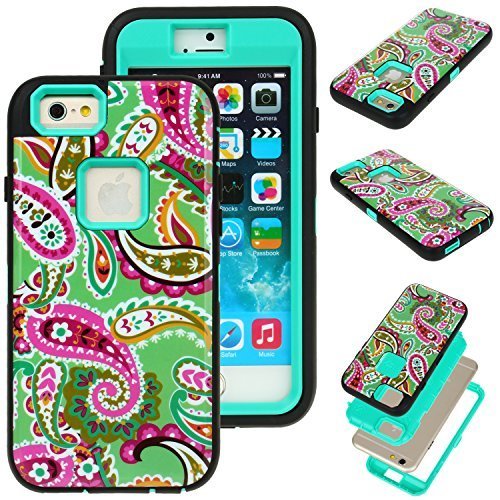 iPhone 6 Case, SGM Dual Layer Protection High Impact Hybrid Armor Case For iPhone 6 4.7 (Compatible With All iPhone 6 4.7