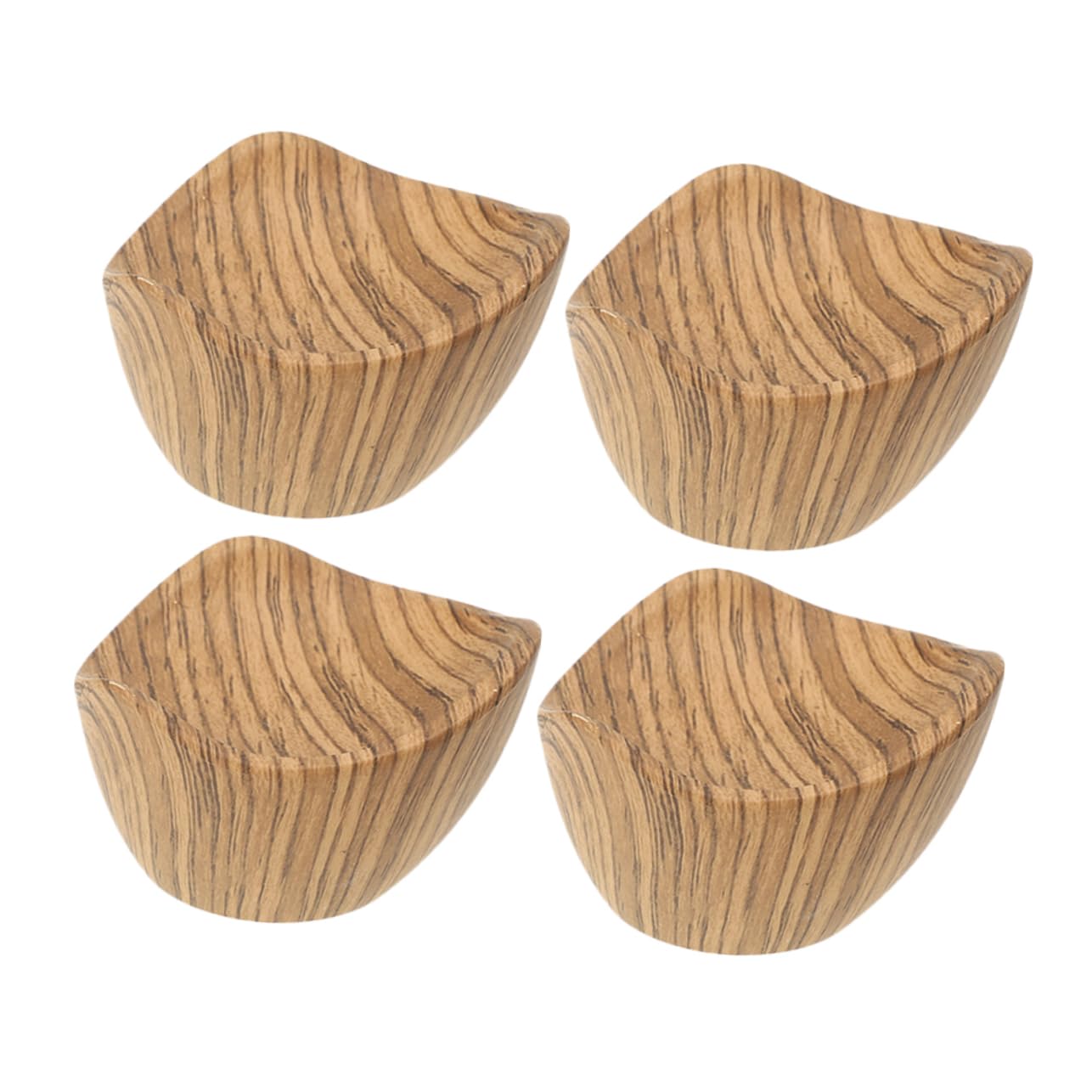 Bouton de couvercle en bois et bakélite de rechange résistant pour poêles et casseroles x4