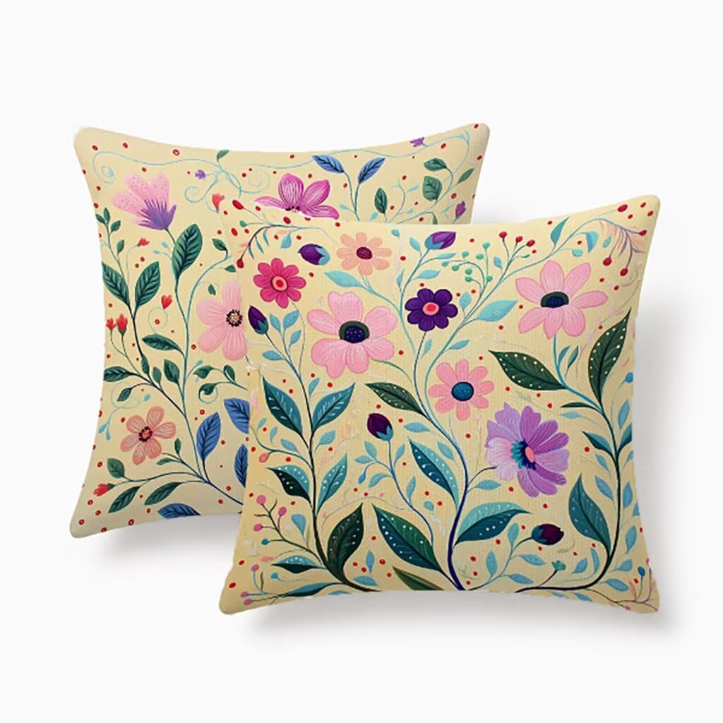 Housses de coussin 60x60 lin beige avec fermeture éclair cachée