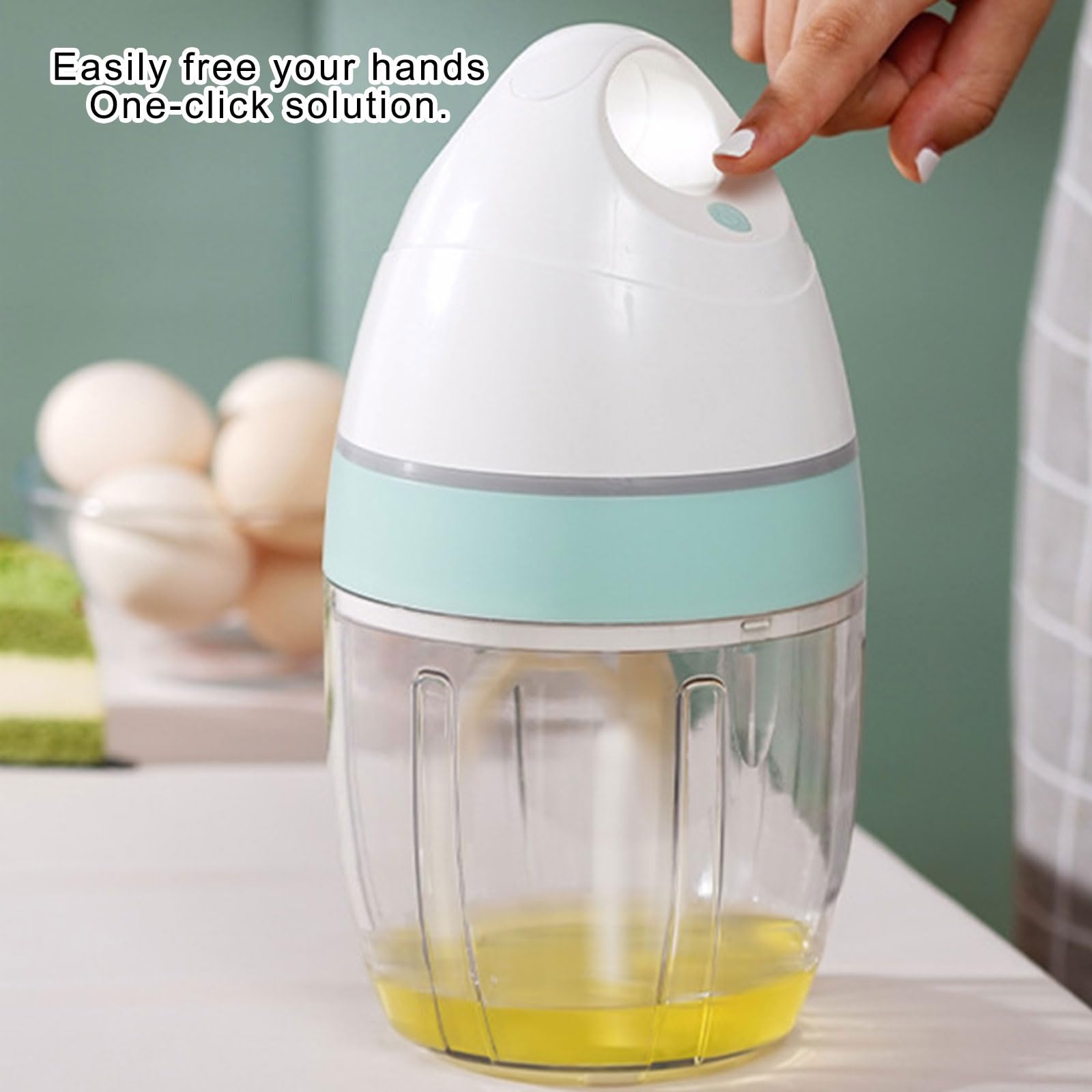 Batidora de pie, cocina eléctrica, espumador de leche portátil, batidor de huevos recargable para champú, soporte de espuma para mascotas