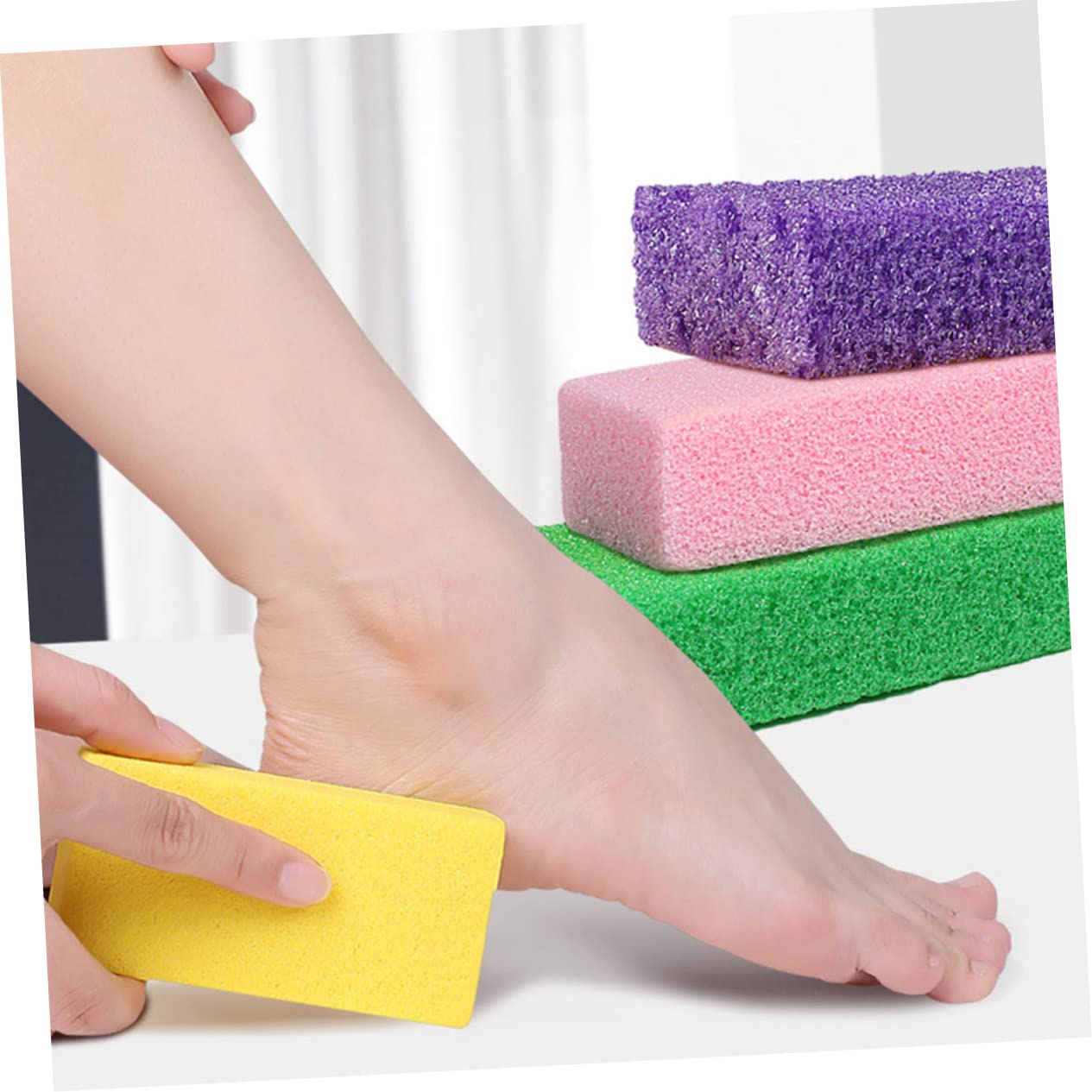 minkissy 24pezzi Professionale Di Raspa Per Piedi Esfoliante Mano Rimozione Morta Strumento Pedicure Ergonomico Colori Vivaci Per Dei Piedi