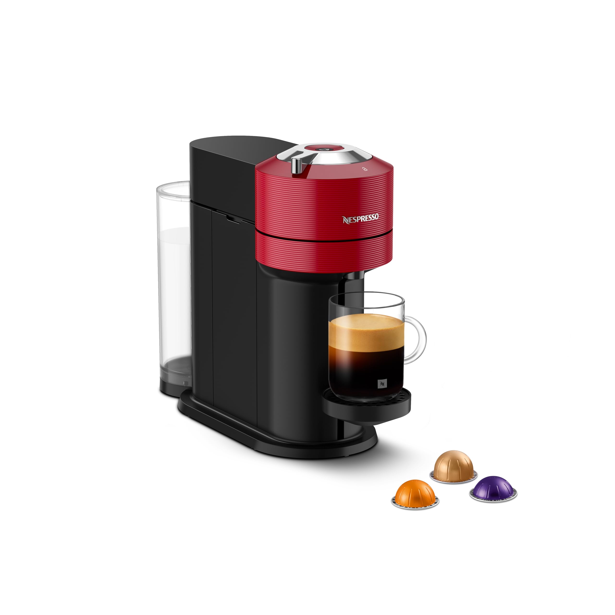 Nespresso Relove Vertuo Next Kaffeekapselmaschine Rot (Generalüberholt)