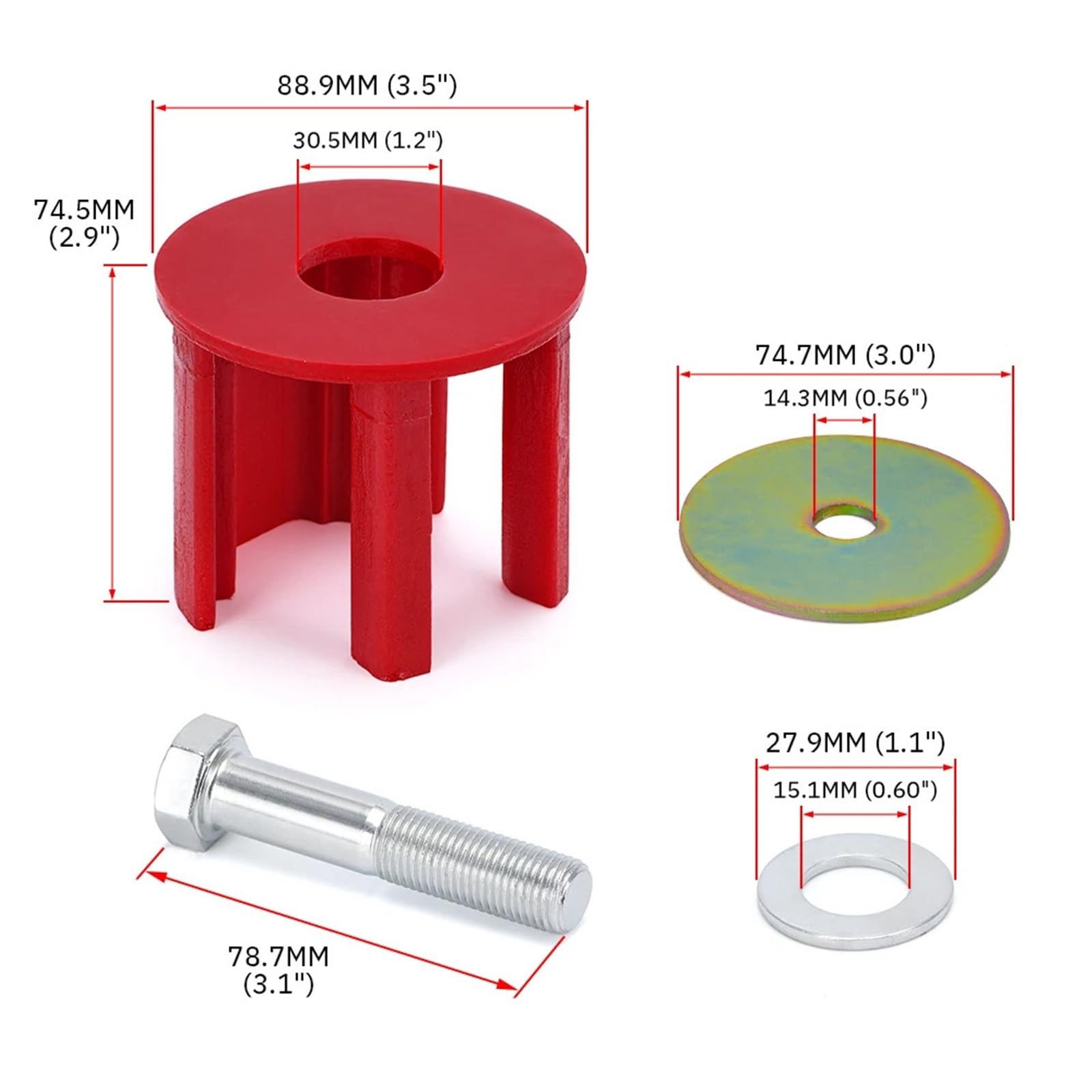 Mocowania silnika samochodowego Zestaw montażowy do ramienia reakcyjnego silnika pasuje do VW Golf GTI Passat Tiguan EOS pasuje do Audi A3 Q3 2.0TSI WLR-EMI01