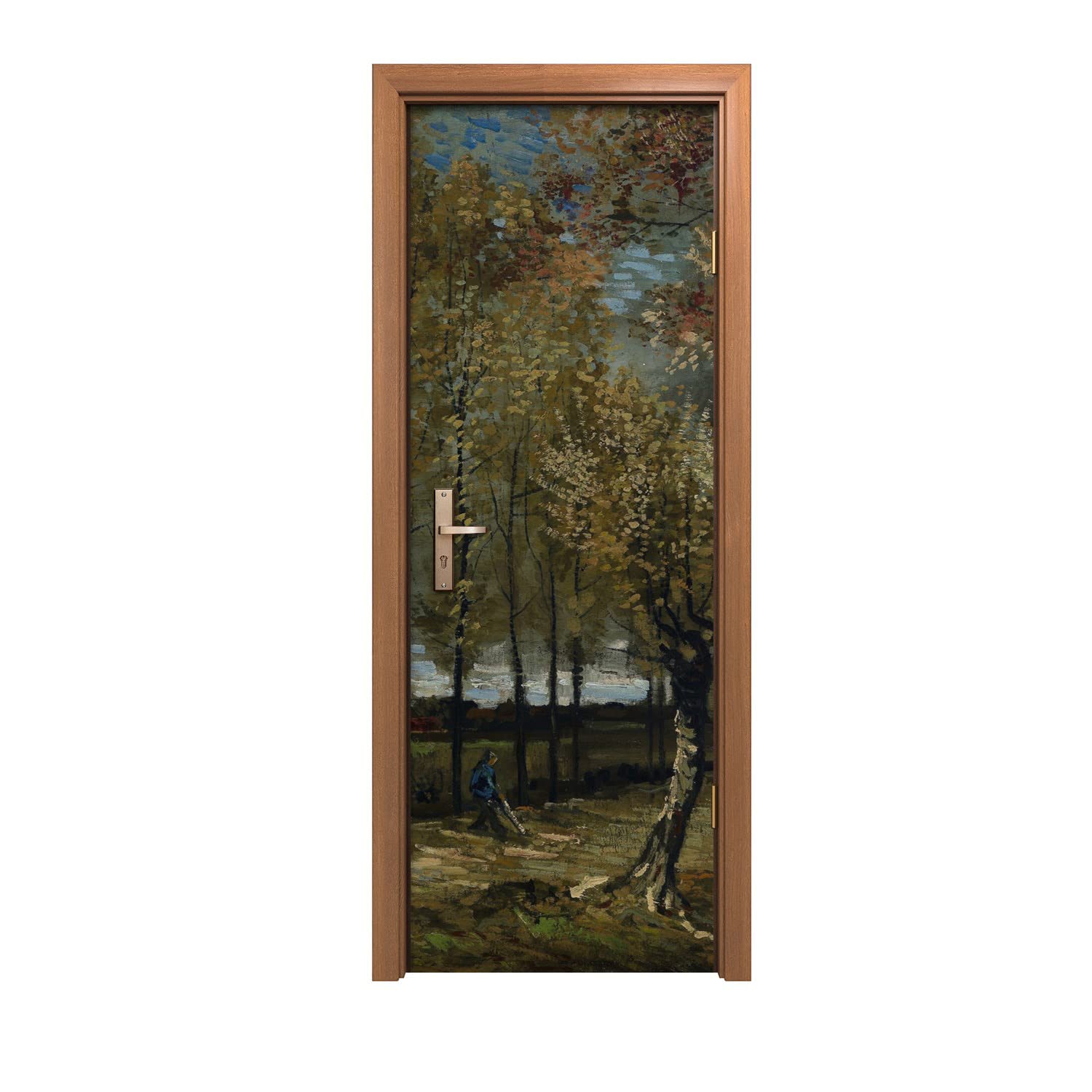 Autocollant de porte pour cacher les imperfections de bois