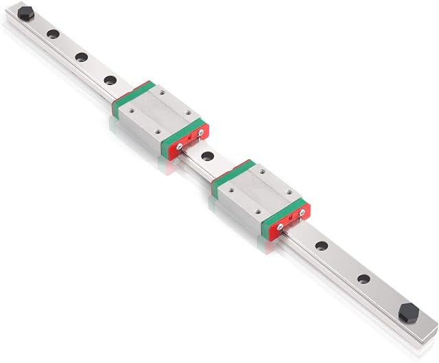 SIMAX3D 600MM MGN12H Linear Rail Guide,Bearing steel Sliding Guide with 2PCS Stainless Steel MGN12 Carriage Blocks for 3D Printer Upgrades and CNC Machine (H-Type)