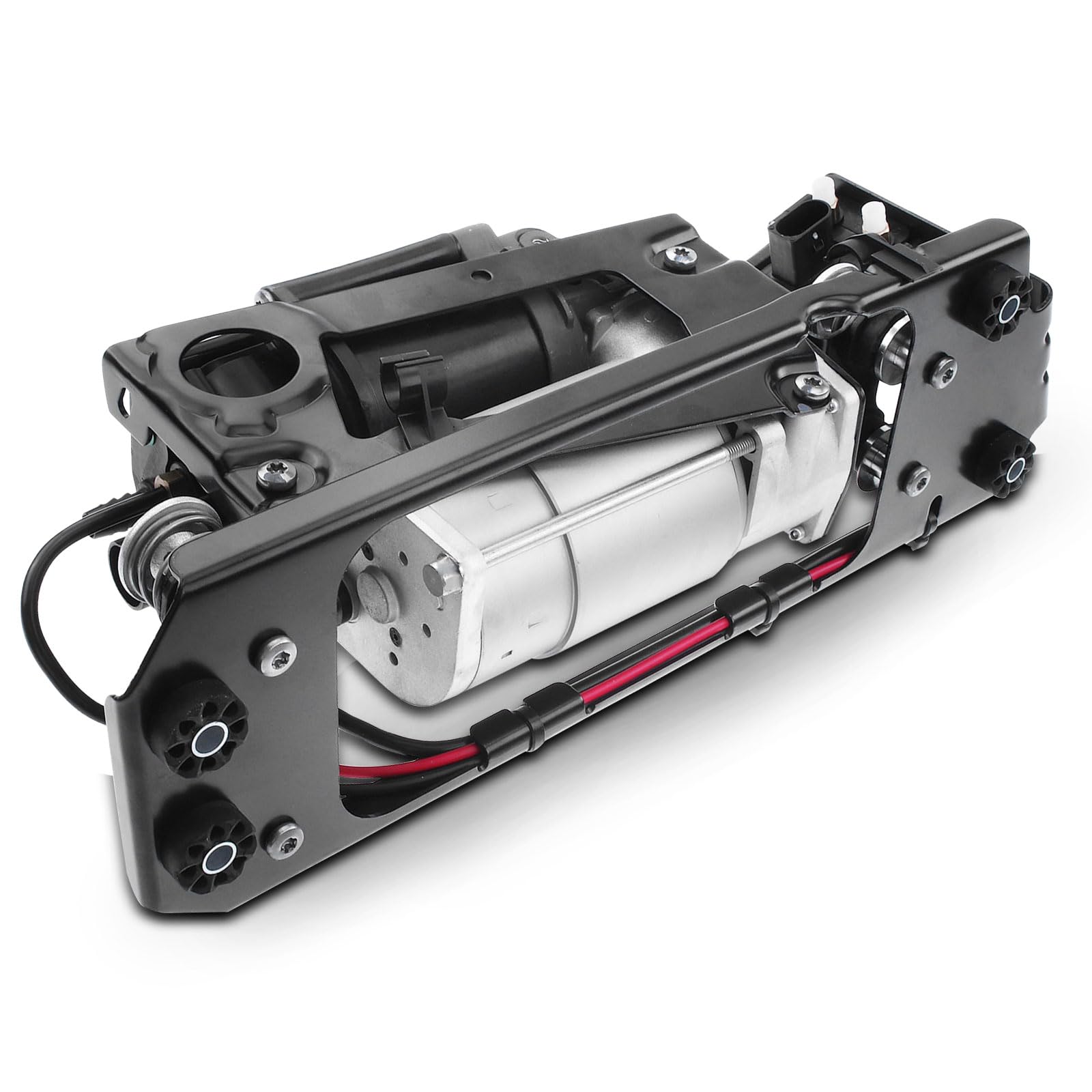 Frankberg Compresor de suspensión neumática con soporte y bloque de | Compatible con: Serie 5 Gran Turismo F07, Serie 7 F01 F02 F03 F04, Serie 5 Touring F11