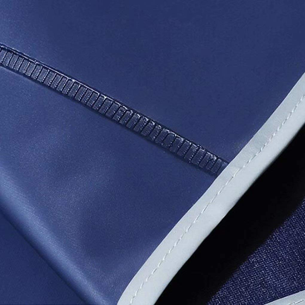 Funda para Scooter de Movilidad, Impermeable, Capa Grande para Lluvia, Scooter de Movilidad, Impermeable para Motocicleta, Poncho, Ropa Impermeable, protección Completa con Visera (Azul)