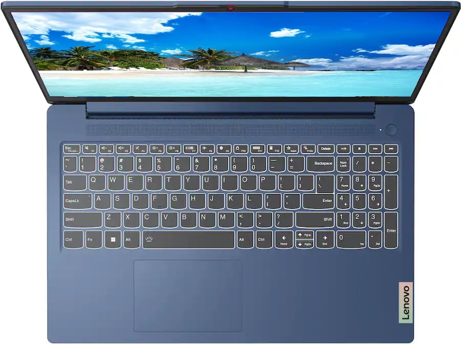 Image of Lenovo IdeaPad Slim 3 15.6 inch FHD Laptop, with Free Lifetime Microsoft Office, AMD Ryzen 5 40, 8GB RAM, 1TB SSD, AMD Radeon 610M, Windows 11 Pro, Abyss Blue, WiFi 6, Copilot, with USB Hub