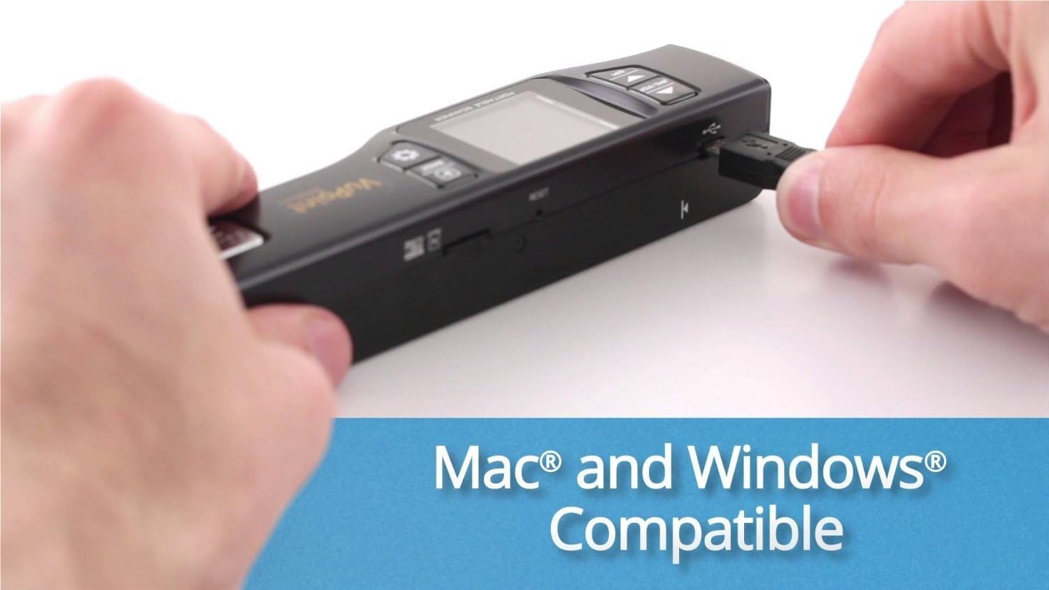 Vupoint Magic Wand Document/Photo 2-in-1 Portable Scanner & Auto-Feed Dock, 1.5 Preview LCD with 1200 DPI, Rechargeable Battery (PDSDK-ST470BU-VP)