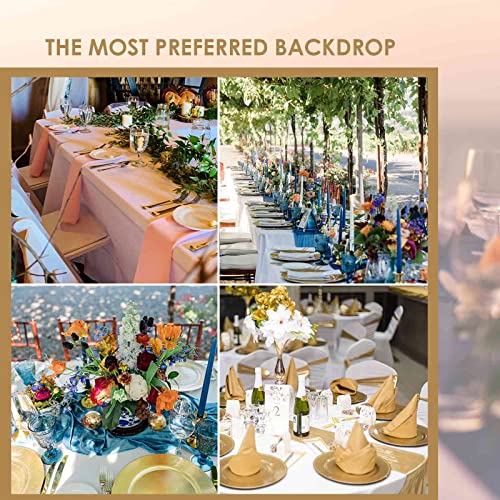 4 Pack Table Runner, 12X108In Satin Disposable Tabletop, Washable Bright Silk And Smooth Fabric, Premium Long Dresser Cover For Wedding, Decor, Home, Party, Banquet (Dark Green)-By Giverare #TOP6