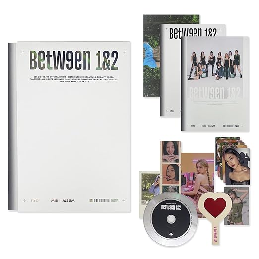 TWICE - [BETWEEN 1&2] Pathfinder Ver. - Photobook + CD + Box + Polaroid + Postcard + Sticker + Photocard + Badges