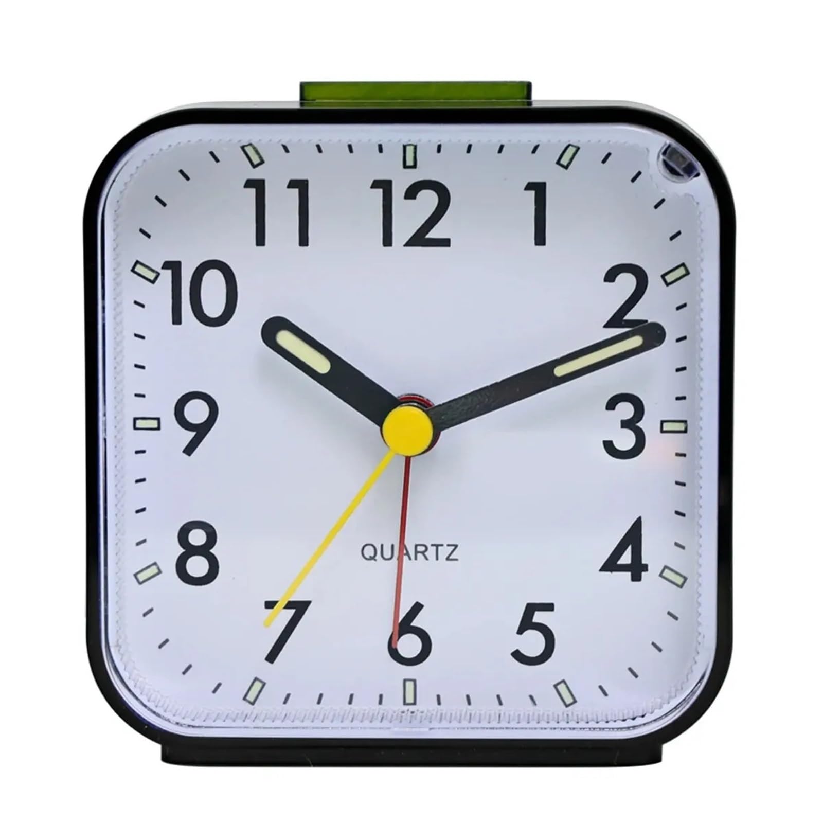 MZPOZB Shower Clock 1pc Simple Night Light Small Alarm Clock, Bedside Desktop With Snooze Function Household Creative Quartz(Color2)