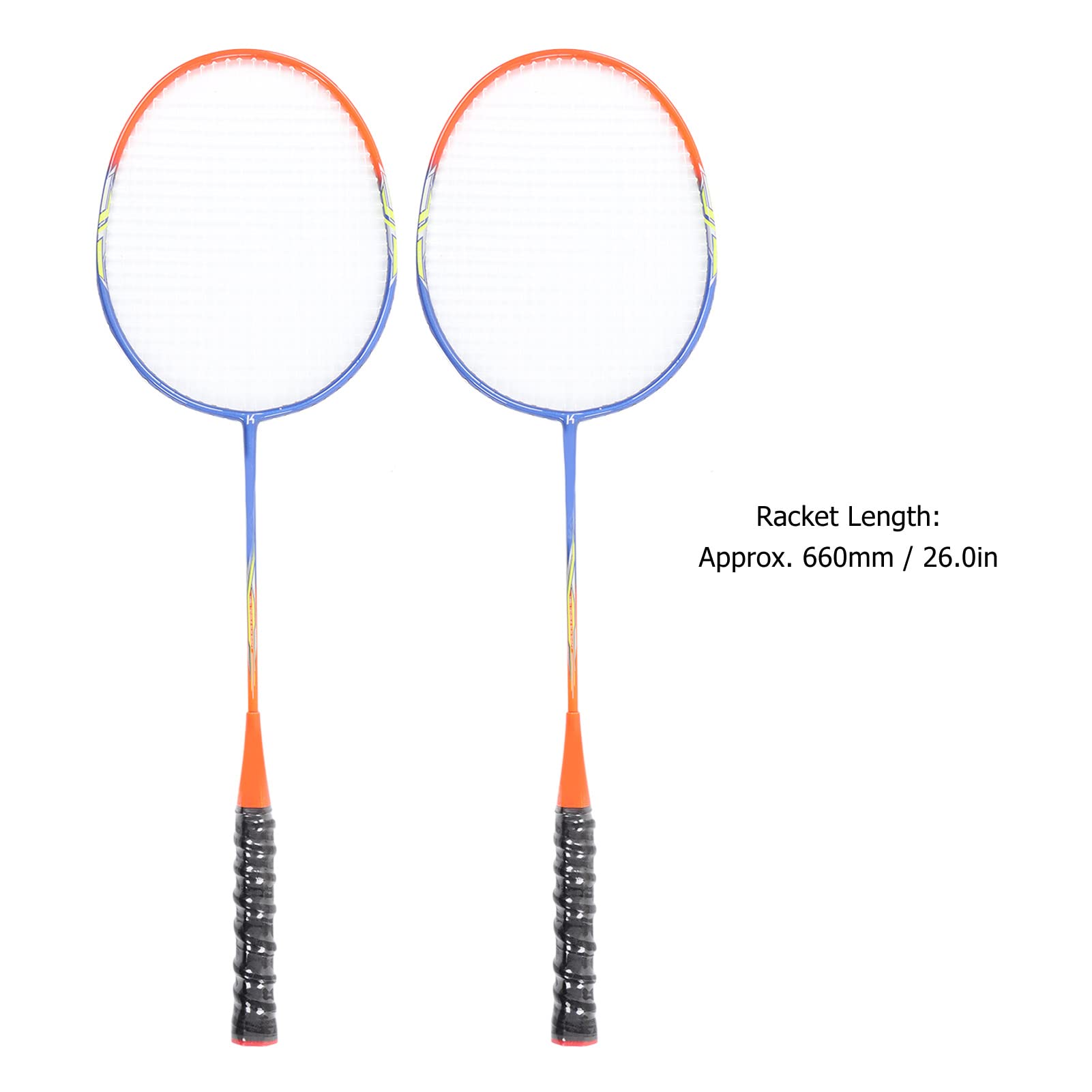 Amazon | バドミントンラケット 2本セット プロフェッショナルカーボン