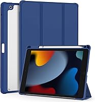 Vista 1 de OKP Funda para iPad de 987 Generación (202120202019), Fundas para iPad de 10.2 pulgadas con Soporte Tríptico, Funda Delgada para iPad de 987 gen