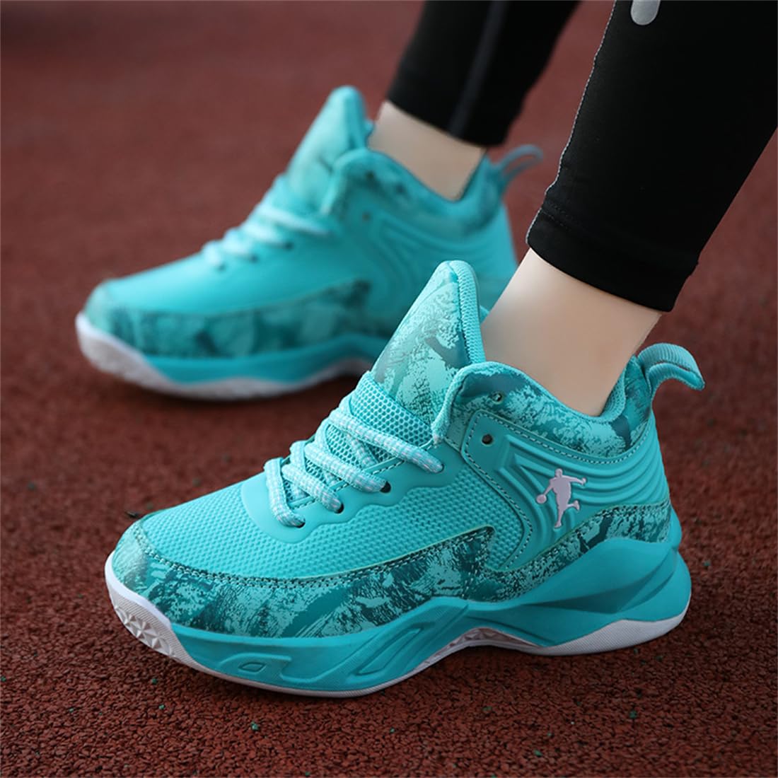 Basketballschuhe für Jungen Kinder Turnschuhe Outdoor Basketballschuhe für Mädchen Jungen Sportschuhe Leicht Atmungsaktive Turnschuhe Sneaker Walkingschuhe