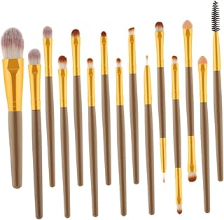 PartyKindom Juego de brochas de maquillaje, m...