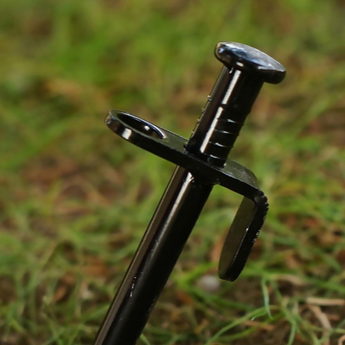 Picchetti per Tende da Campeggio Robusti e Portatili 8 Pezzi in Acciaio Inossidabile Design Tondo Testa e Foro, per Attività Outdoor e Escursionismo