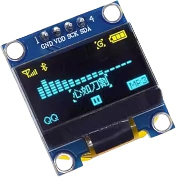 0.96 OLED 128x64 LCD 4