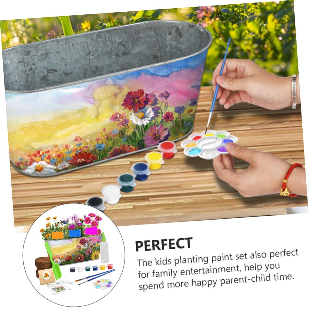 1set Kit Giardinaggio per Set attività Creative per La Coltivazione Sviluppare Motricità e creatività