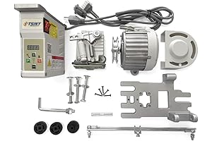 Industrial Three-phase Brushless Sewing Machine Servo Motor with Controller - Power, Speed, Precision